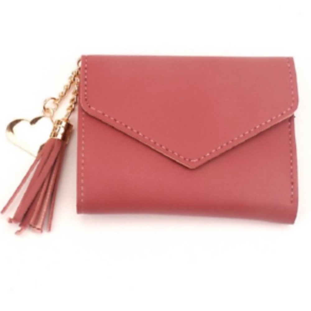 Tassel Clutch Wallet...Brand New...Watermelon Red